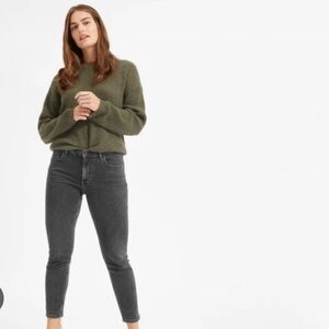 Everlane The Mid-Rise Skinny Jean Washed Black 29 Regular